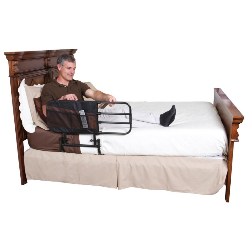 Sponda letto anticaduta, estensibile universale